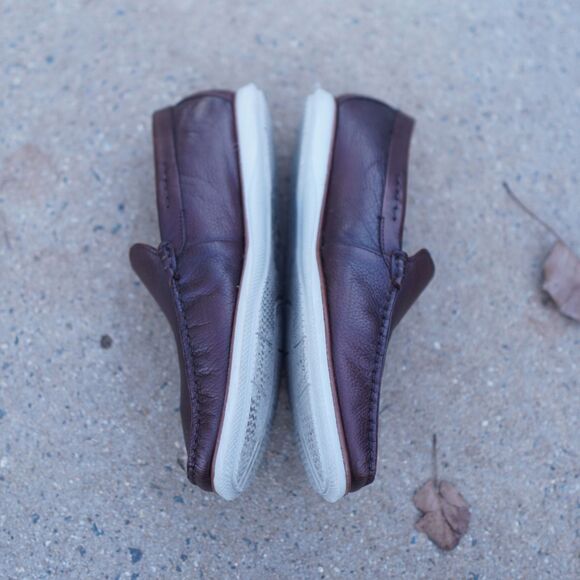Kenneth Cole NY Cyrus Slip On Loafers Mens 8 Brown Leather Comfort Causal Preppy main image 4